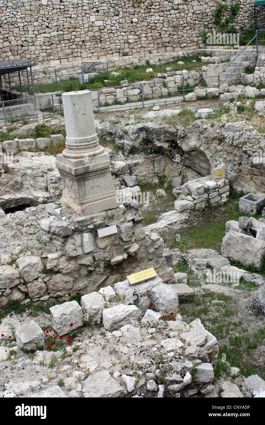 Temple de Sérapis - Asclepion temple Banque D'Images Temple de Sérapis - Asclepion temple Banque D'Images