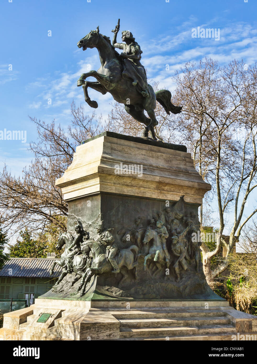 Anita Garibaldi monument - Rome, Italie Banque D'Images