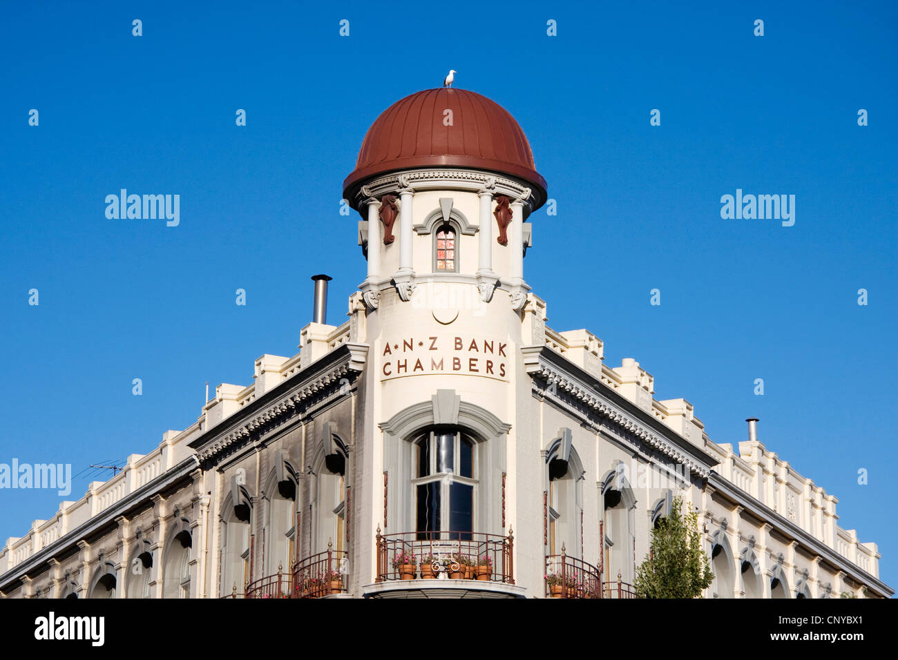 La Banque de Nouvelle-Zélande, Christchurch Chambres. Banque D'Images