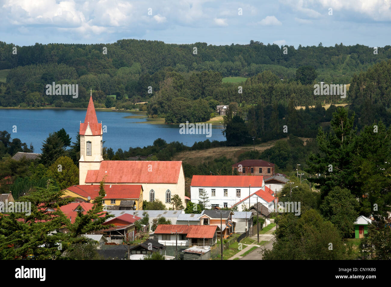 Puerto Octay Lake District Chili Banque D'Images