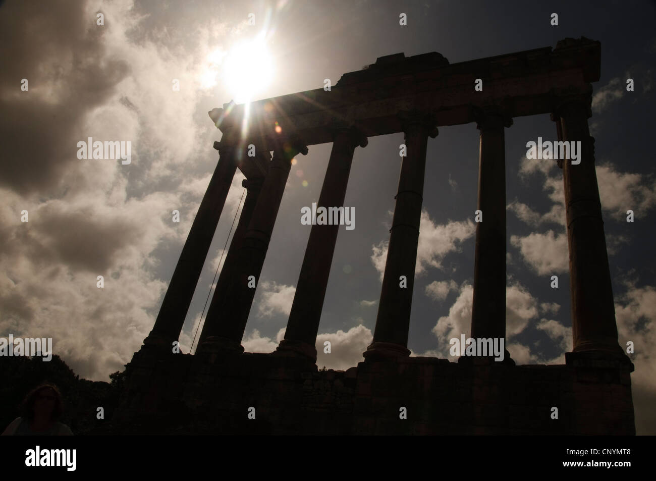 Forum Romanum à Rome, Italie Banque D'Images