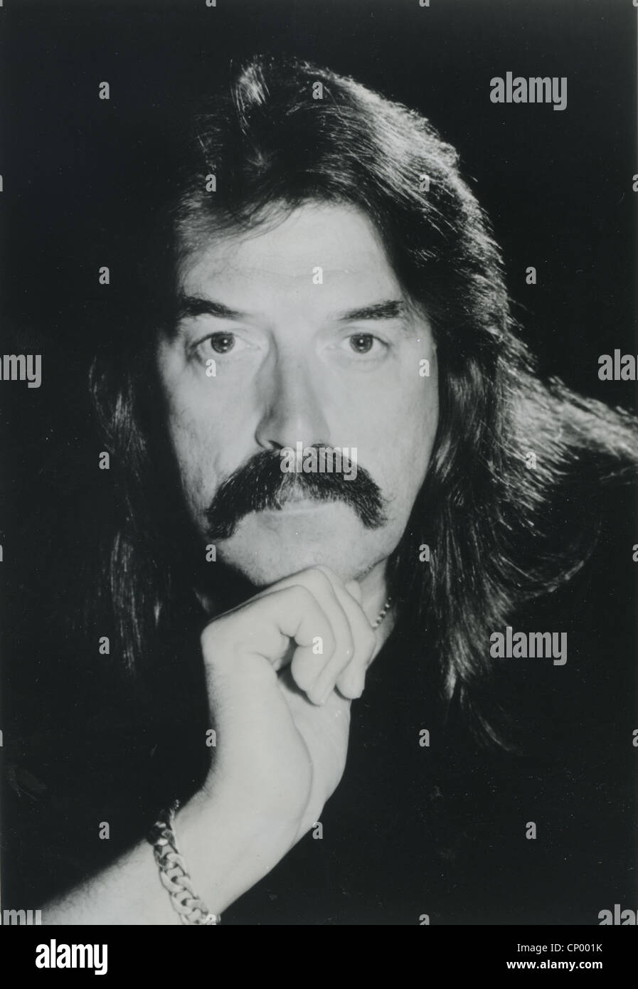 JON LORD photo promotionnelle de musicien de rock britannique vers 1985 Banque D'Images