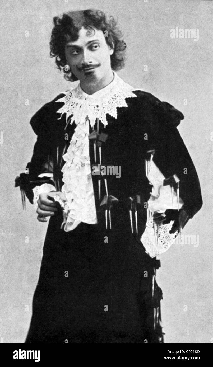 Kainz, Josef, 2.1.1858 - 20.9.1910, acteur autrichien, peintre dans la pièce 'Morituri' de Hermann Sudermann, Deutsches Theatre, Berlin, 1896, , Banque D'Images