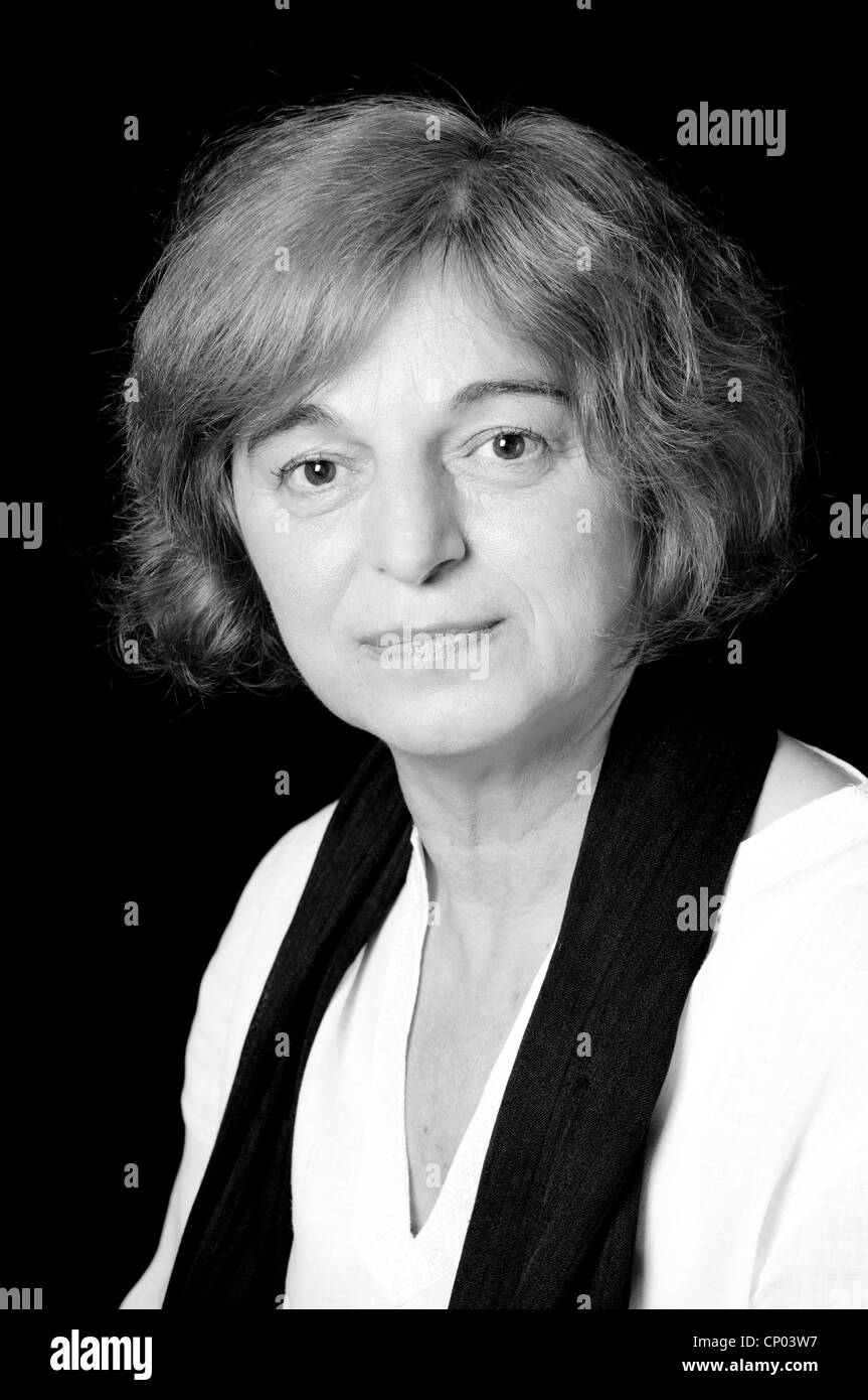 Femme d'âge moyen avec à la confiance Banque D'Images