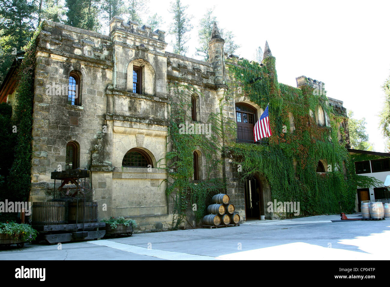 CHATEAU MONTELENA NAPA VALLEY WINERY 06 Octobre 2011 Banque D'Images