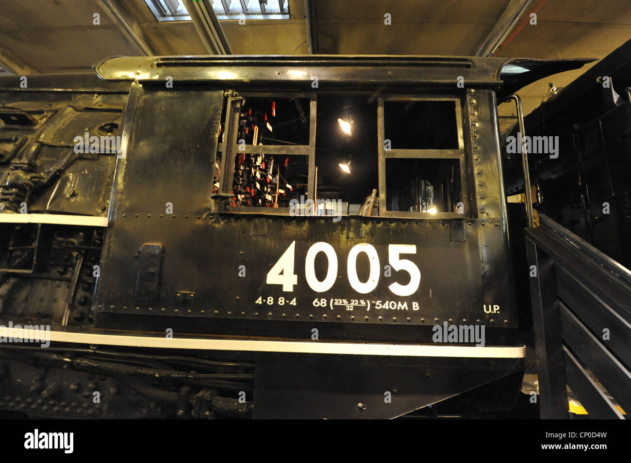 Big Boy , Union Pacific Railroad's 4000-classe 4-8-8-4 articulée des locomotives à vapeur. Nombre 4005 Banque D'Images