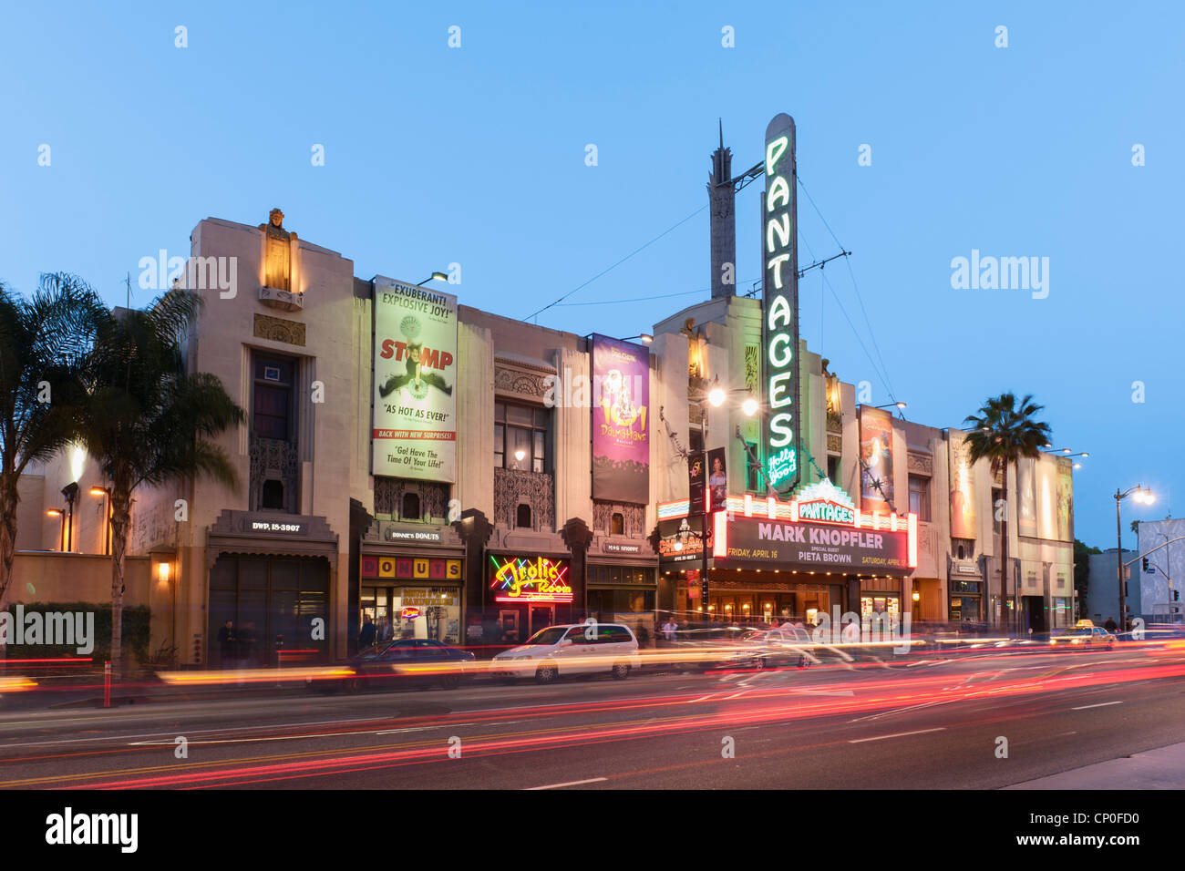 Le Pantages Theatre, Hollywood, Los Angeles Banque D'Images
