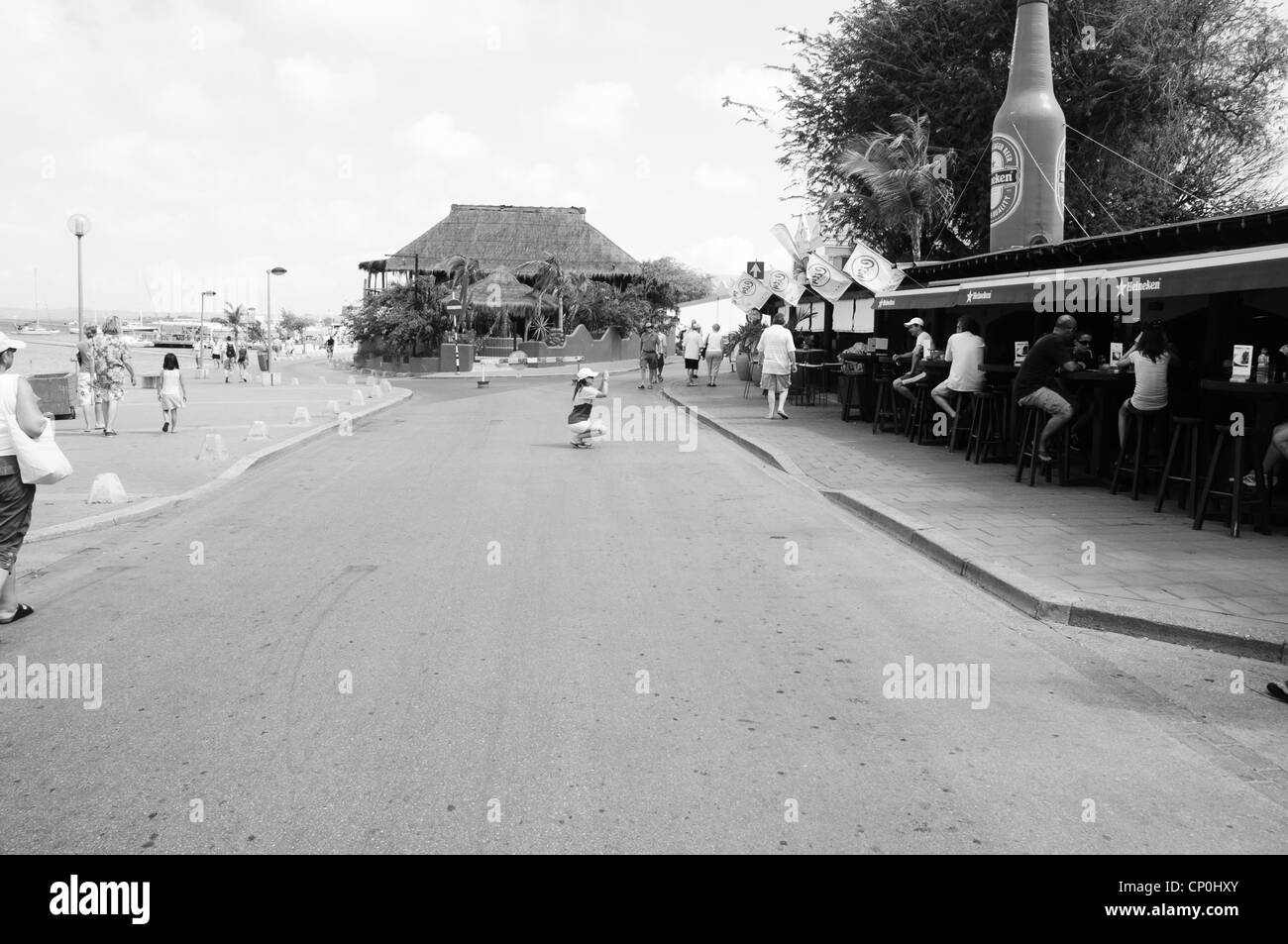 Bonaire Bonaire : Néerlandais, le papiamentu : Boneiru) est une île des Caraïbes qui, avec l'îlot inhabité de Klein Bonaire Banque D'Images