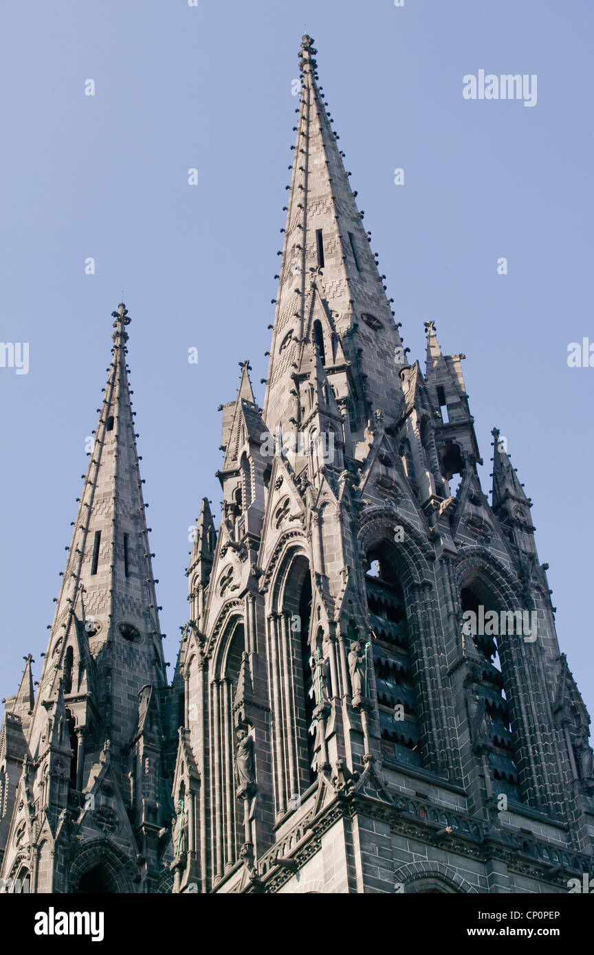 Cathédrale gothique Notre Dame de l Assomption Clermont Ferrand Puy de Dome Auvergne-Rhone-Alpes France Banque D'Images