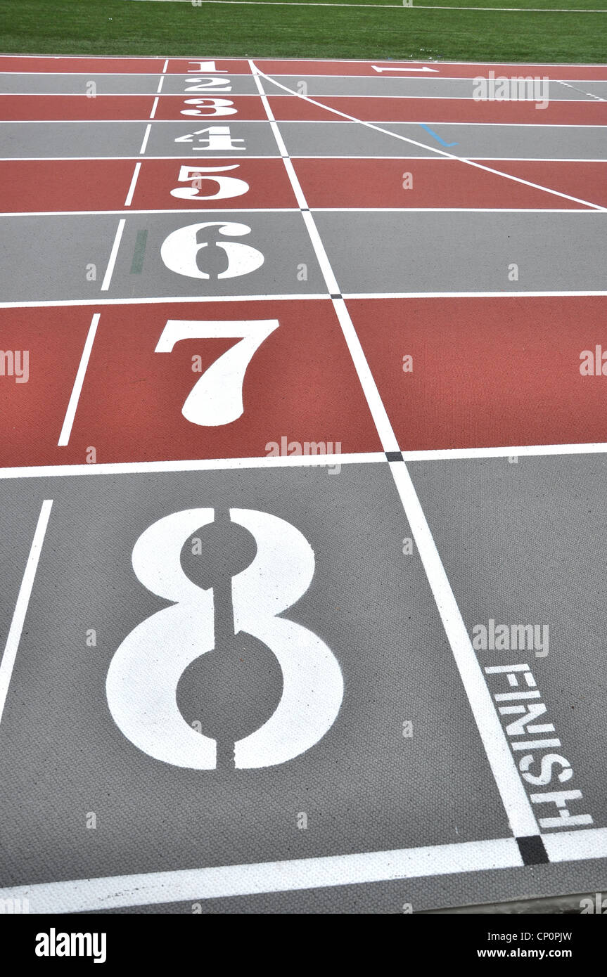 Ligne d’arrivée Banque D'Images