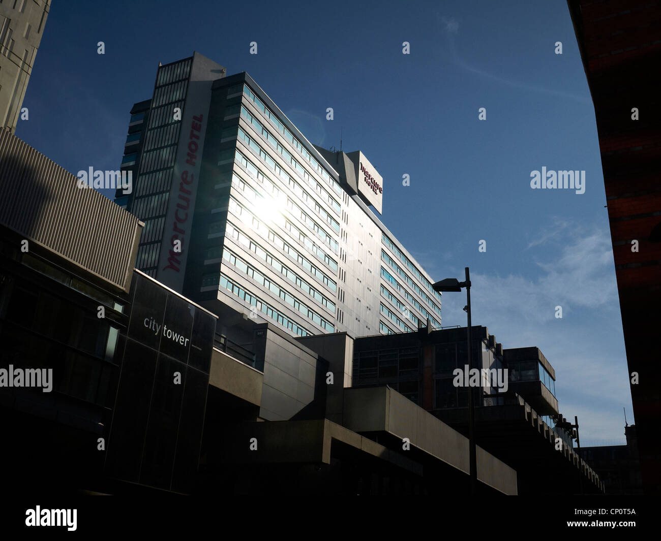 Mercure Hotel en centre-ville de Manchester, Royaume-Uni Banque D'Images