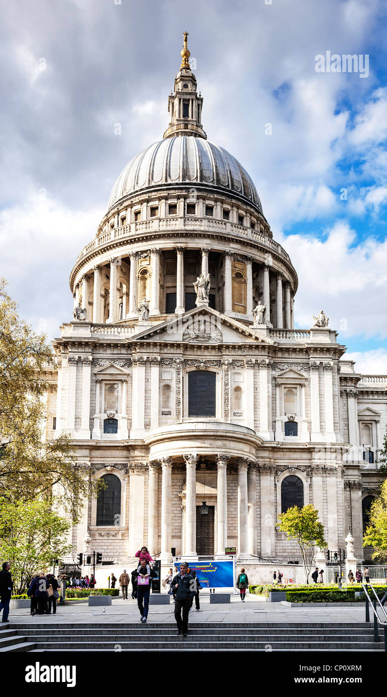 Saint Paul's Cathedral, Londres, Angleterre. Banque D'Images