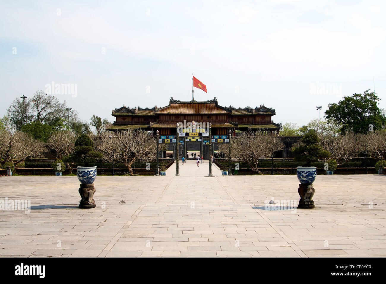 L'intérieur de la Cité Impériale, Hue, Vietnam. Banque D'Images