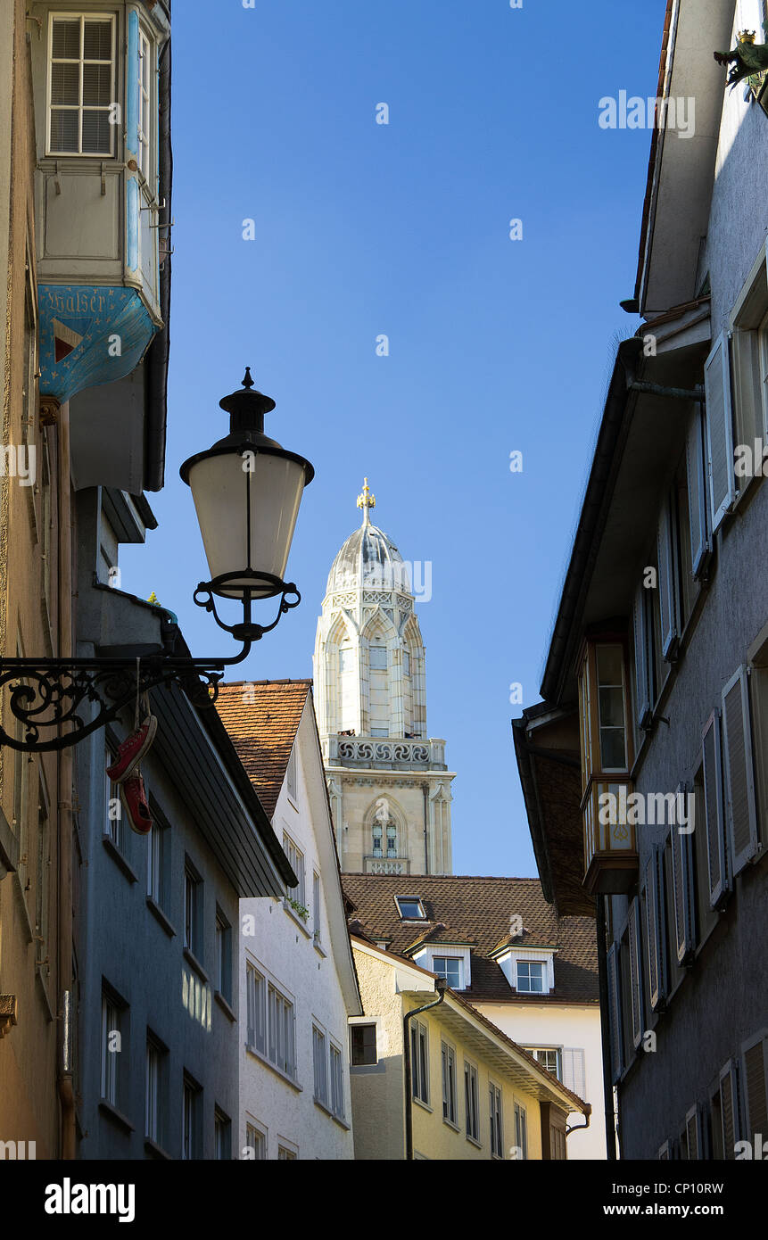 Ruelles de Zurich, Suisse Banque D'Images