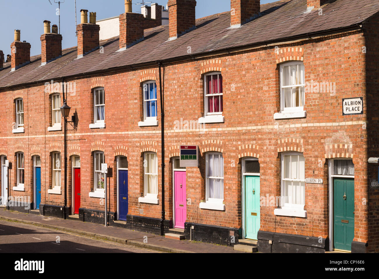 Albion Place, Chester, Angleterre Banque D'Images