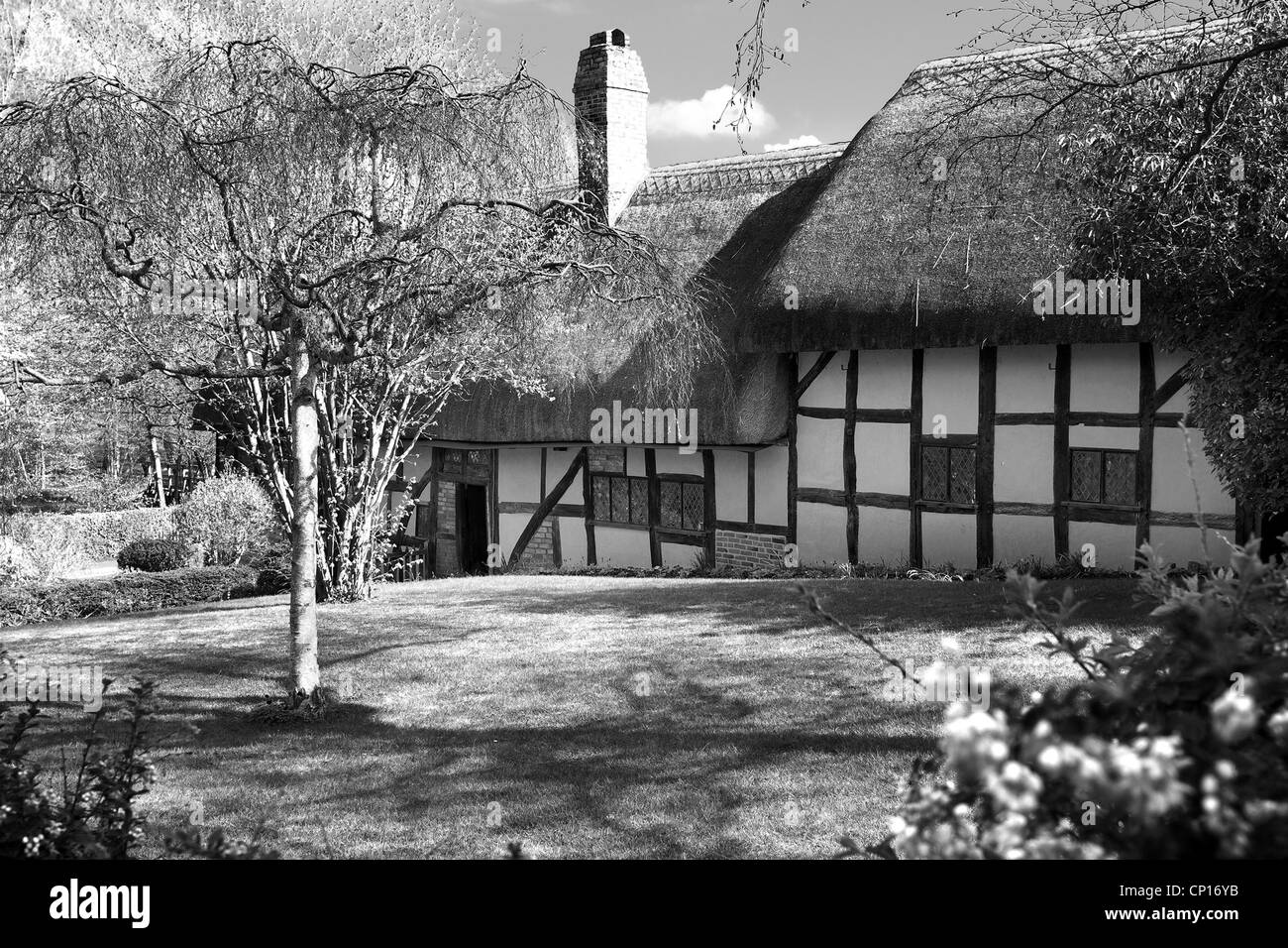 Anne Hathaways cottage maison de William Shakespeares épouse shottery Stratford-upon-Avon Grande-Bretagne Angleterre Royaume-Uni Royaume-Uni ue Banque D'Images