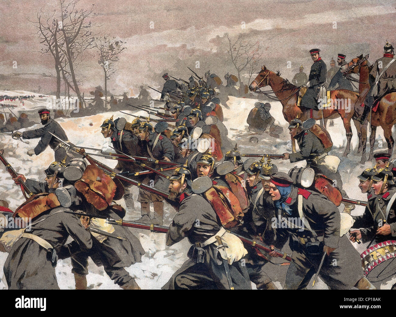 Evants Guerre Franco Prussienne 1870 1871 Bataille à La Lisaine 15
