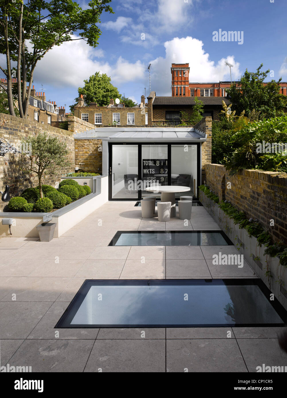 Vue du pavillon de la maison d'origine Banque D'Images