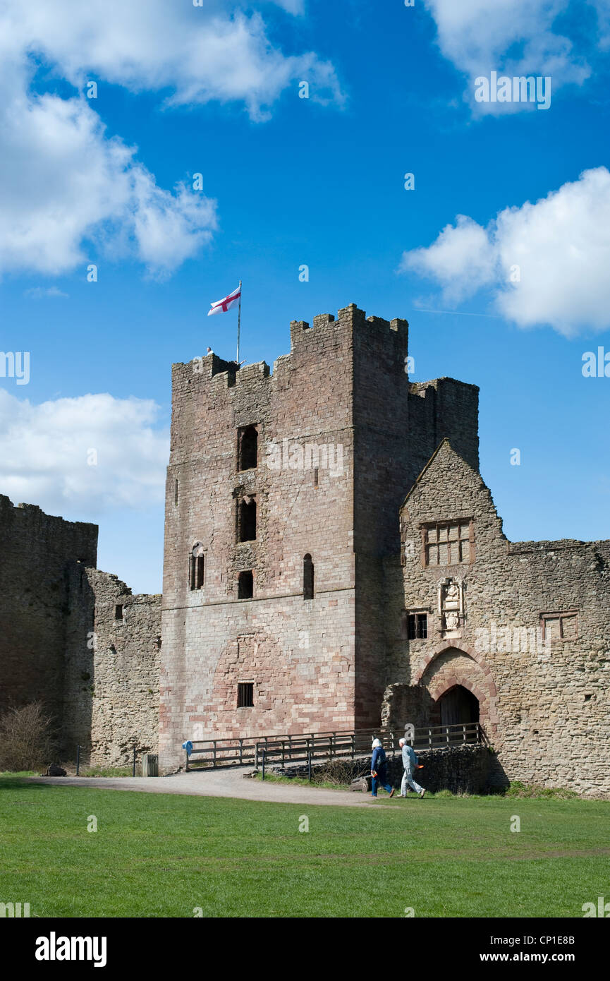 Ludlow Castle Shropshire en Angleterre Banque D'Images