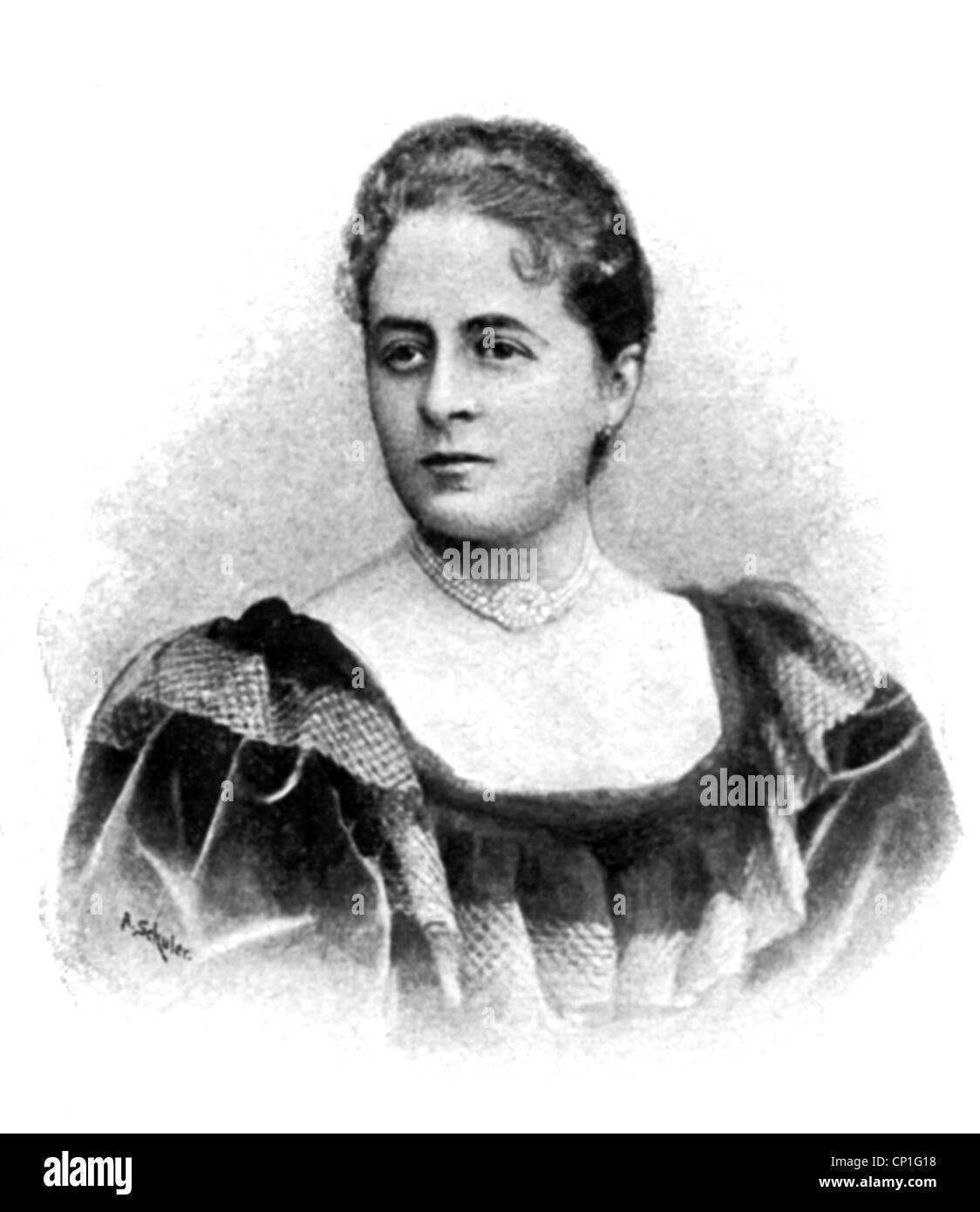 Solms-Braunfels, Marie Thérèse Princess of, 11.9.1868 - 12.2.1934, noble allemand, portrait, vers 1900, Banque D'Images