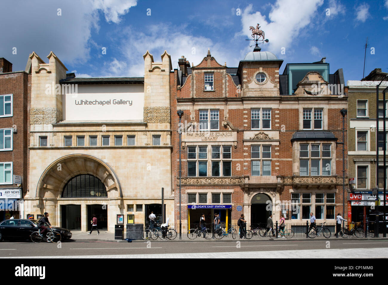 Whitechapel Art Gallery, Londres, Angleterre. Banque D'Images