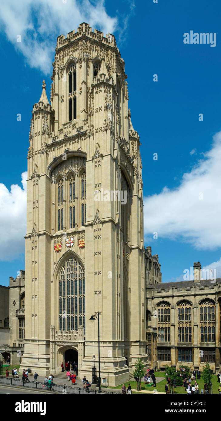 L'Université de Bristol veut construire des diplômes. Banque D'Images