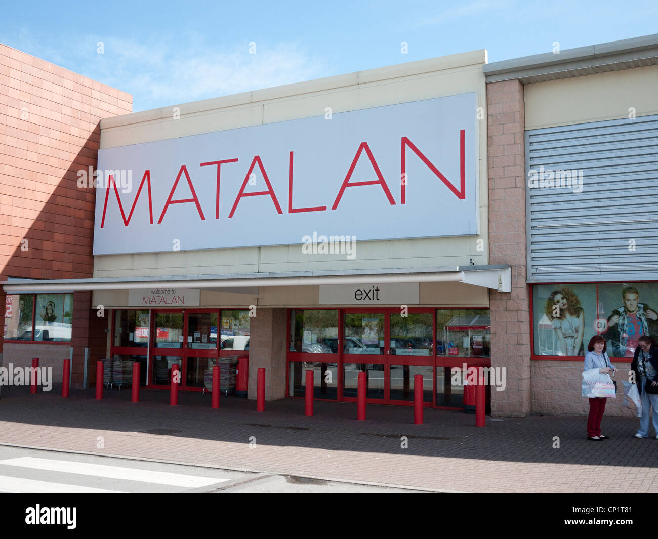 Magasin Matalan, Baguley, Manchester, Angleterre, Royaume-Uni. Banque D'Images