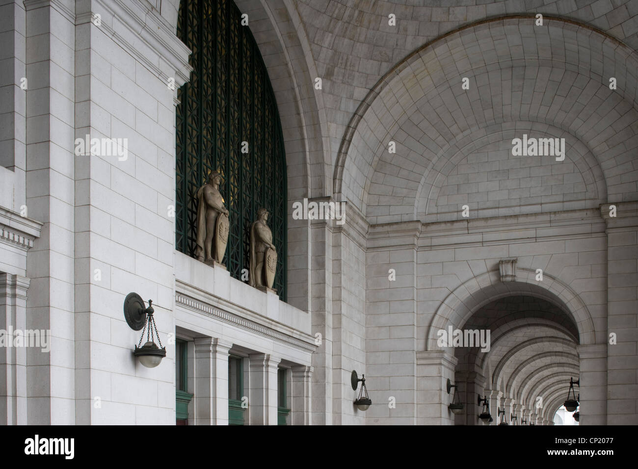 La gare Union, Washington, D.C. Etats-unis, architectes : architectes : Daniel Burnham, assistée par Pierce Anderson Banque D'Images