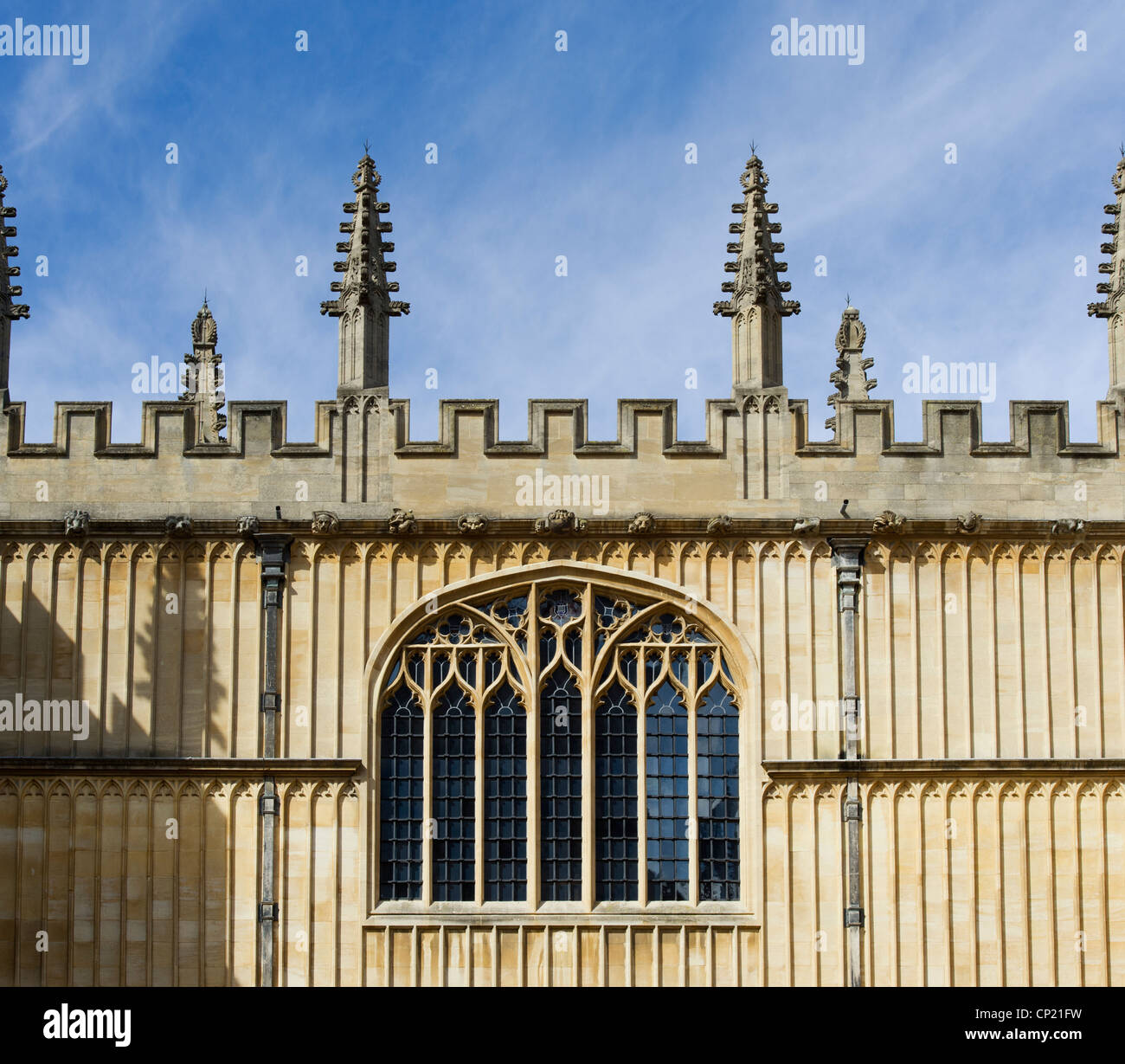 L'architecture du bâtiment dans les écoles Quadrangle, Bodleian Library, Oxford Angleterre Banque D'Images