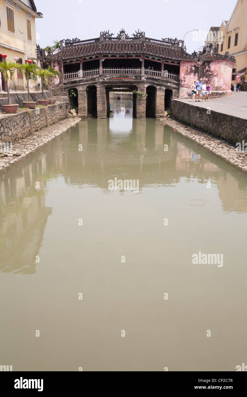 Le pont couvert japonais, Hoi An, Quang Nam Province, Vietnam Banque D'Images