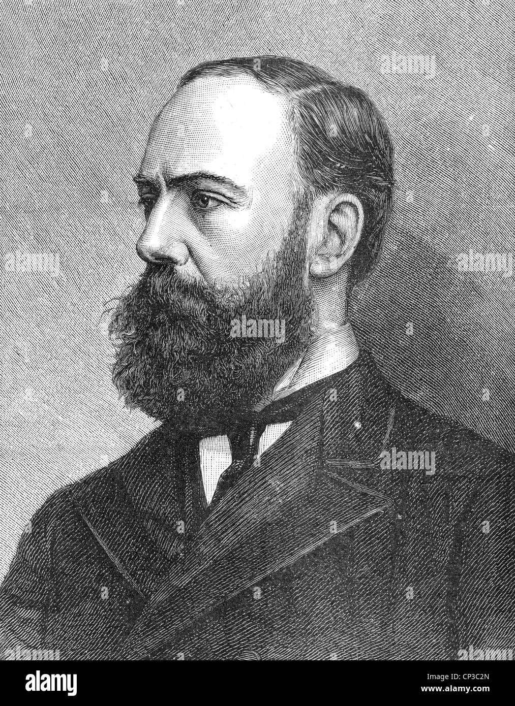 CHARLES DILKE, 2ème Baronet (1843-1911) homme politique anglais Banque D'Images