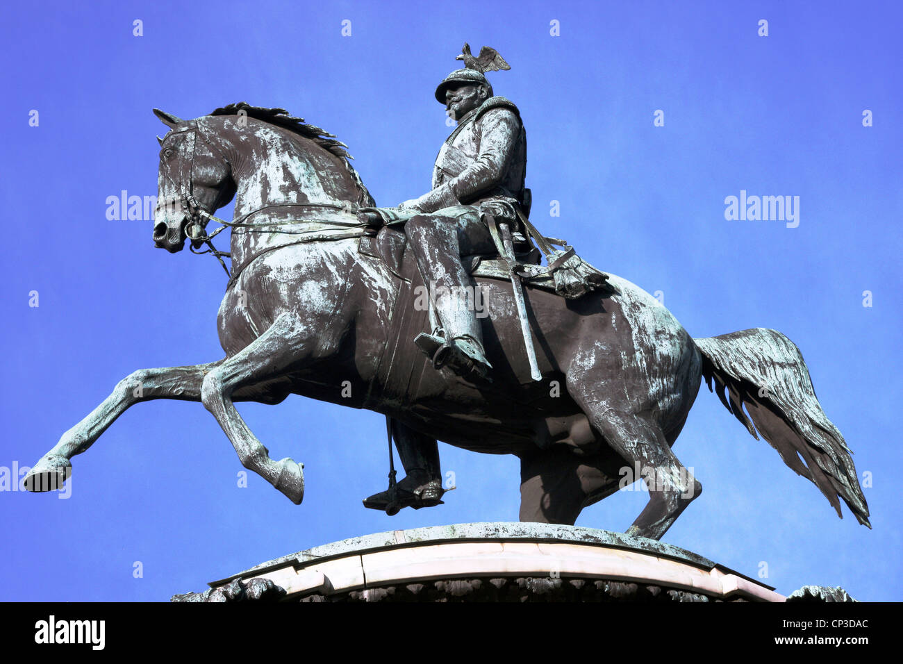 Le monument à Nicholas d'abord en Russie St Petersbourg Banque D'Images