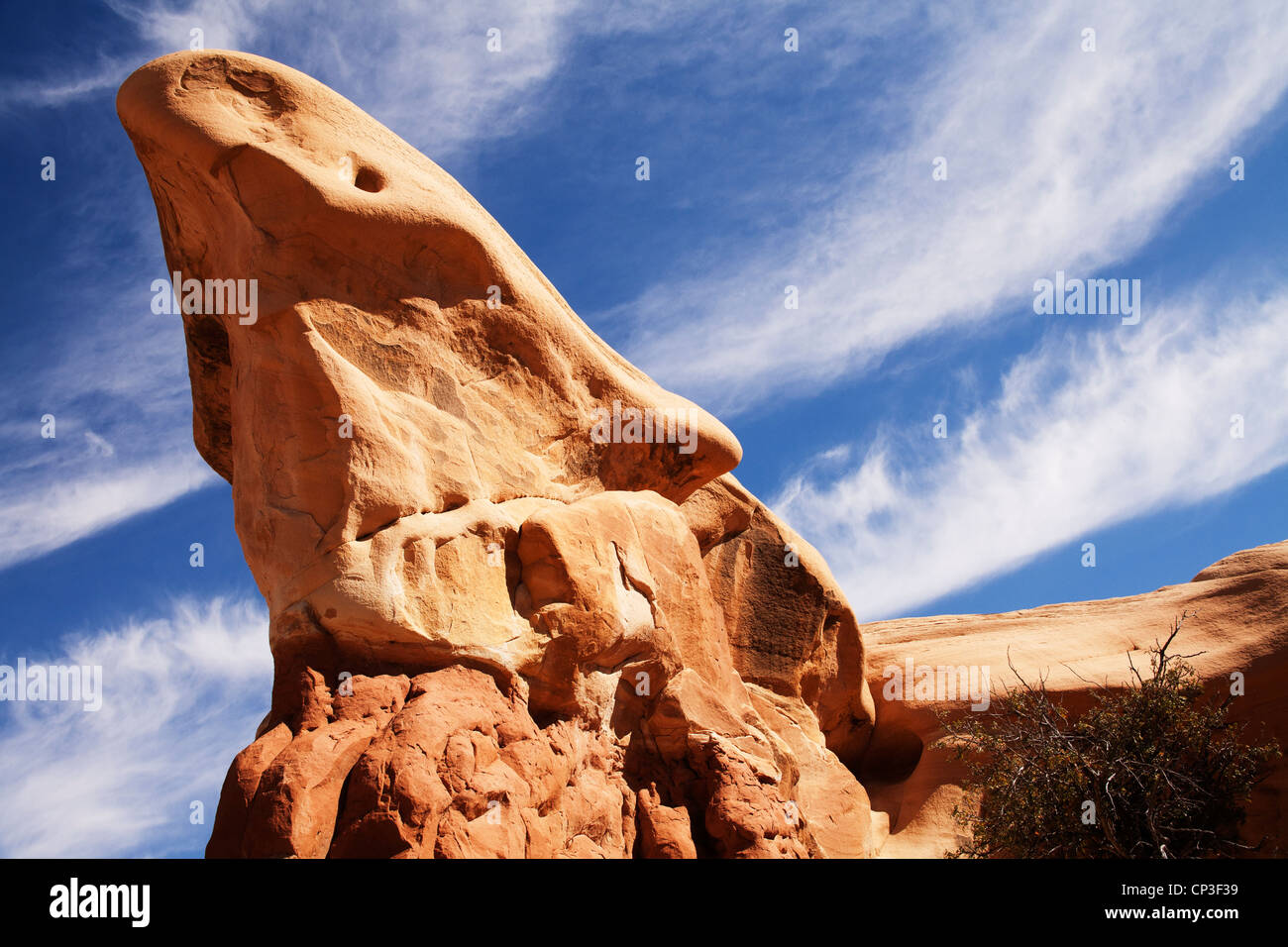 Rock formations dans le désert de l'Utah Banque D'Images