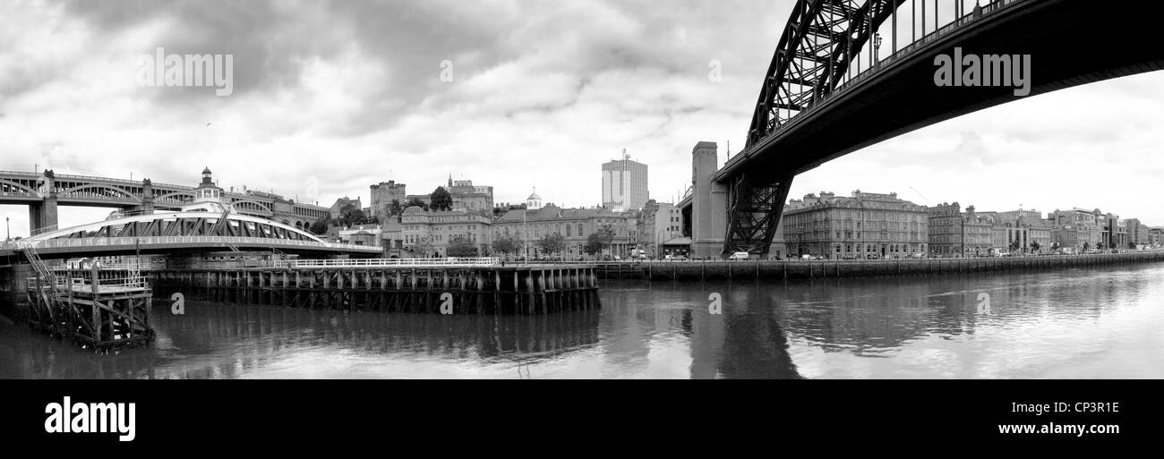 Rivière Tyne panorama Banque D'Images