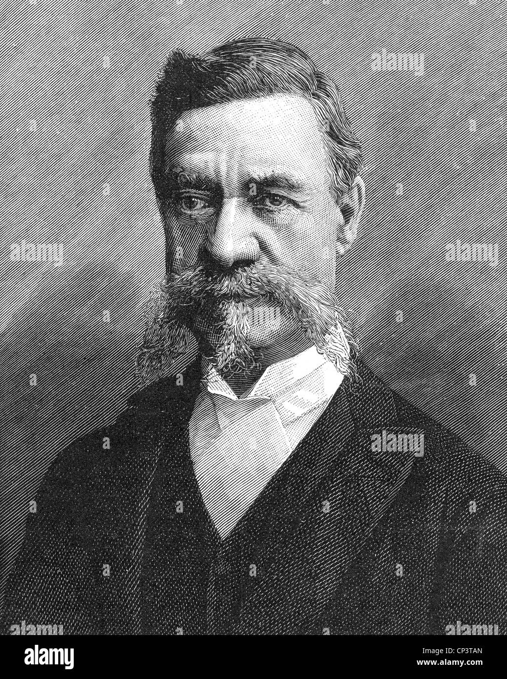 SIR RICHARD TEMPLE, 1 baronnet (1826-1902) Homme politique britannique et administrateur des colonies en Inde Banque D'Images