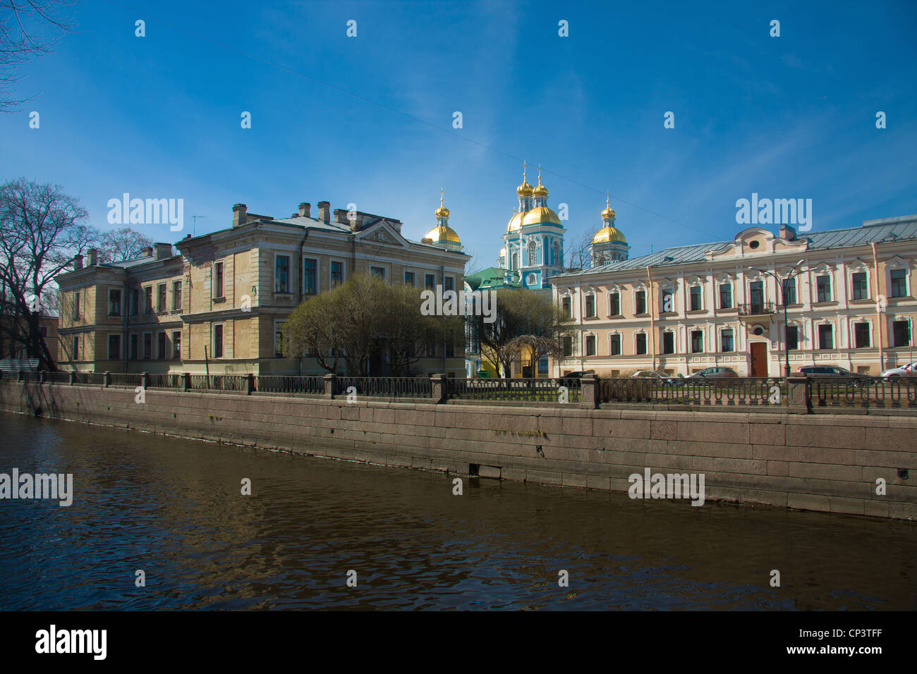 La Russie, Saint-Petersbourg, Saint Nicolas, la cathédrale navale Cathédrale navale de Saint Nicolas et de l'Epiphanie, Banque D'Images