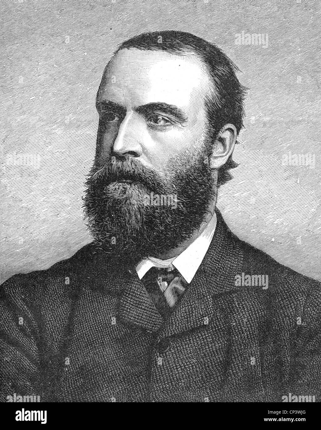 CHARLES STEWART PARNELL (1846-1891) Homme politique irlandais Banque D'Images