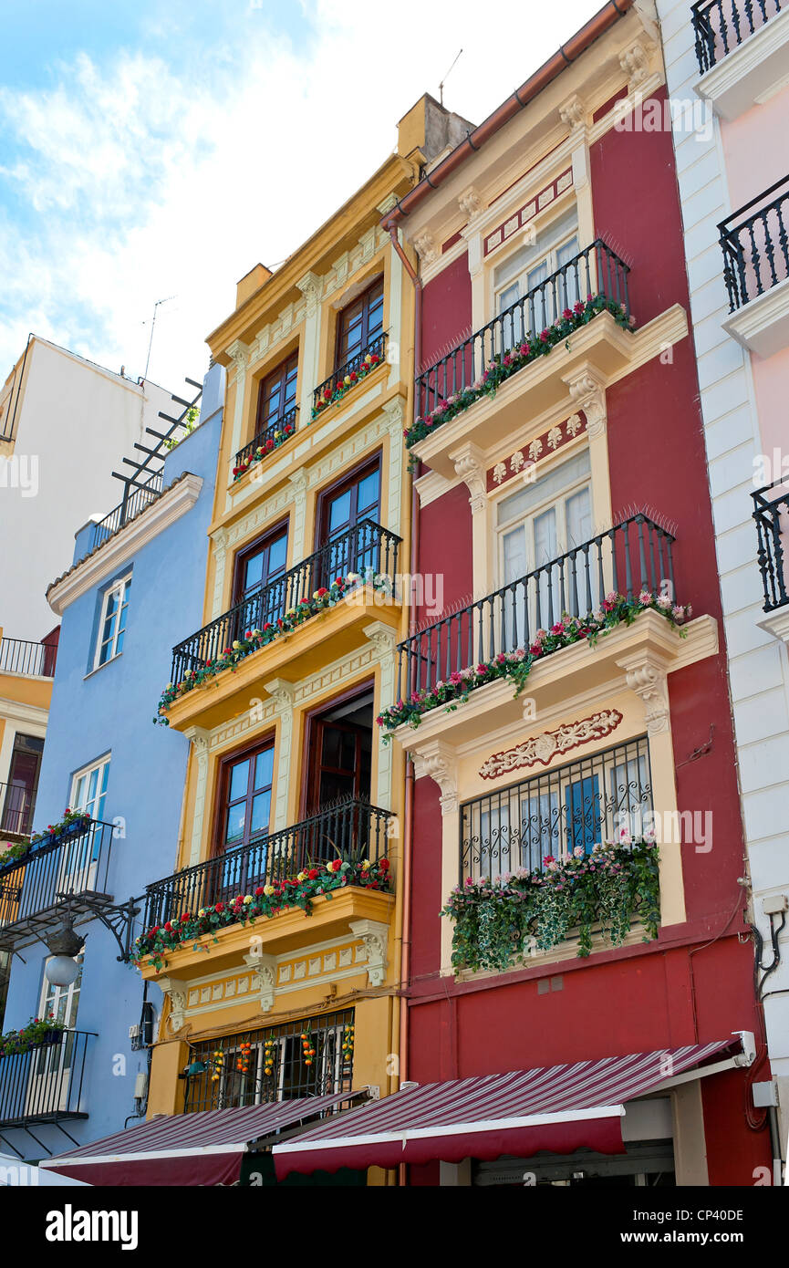 Maison de ville d'espagnol Valencia Espagne Banque D'Images
