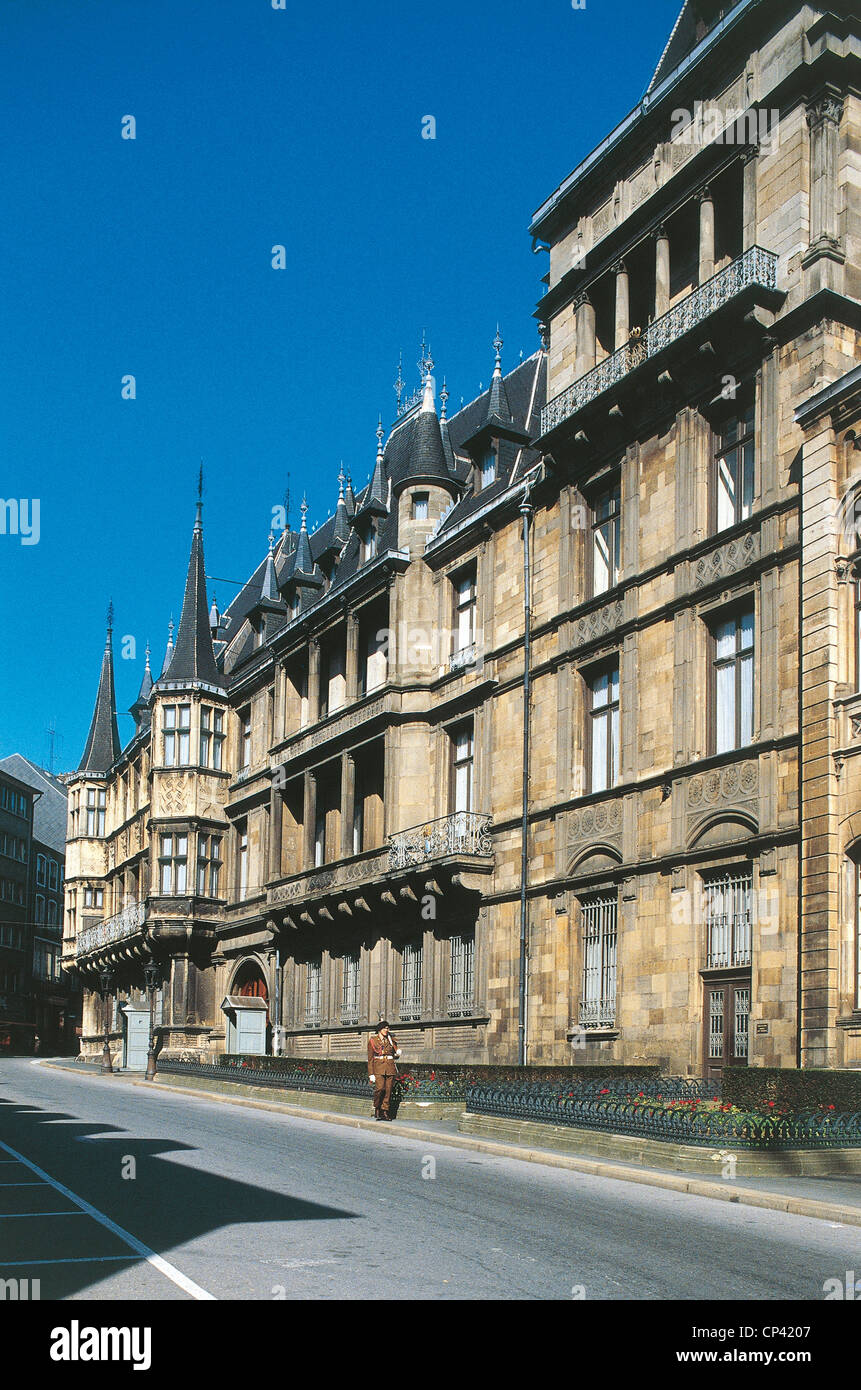 'La Ville de LUXEMBOURG de LUXEMBOURG, Palais grand-ducal Banque D'Images