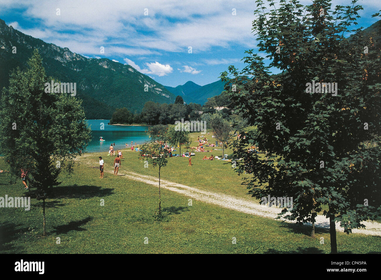 Trentin-haut-Adige - Lago di Ledro (Trento). Banque D'Images