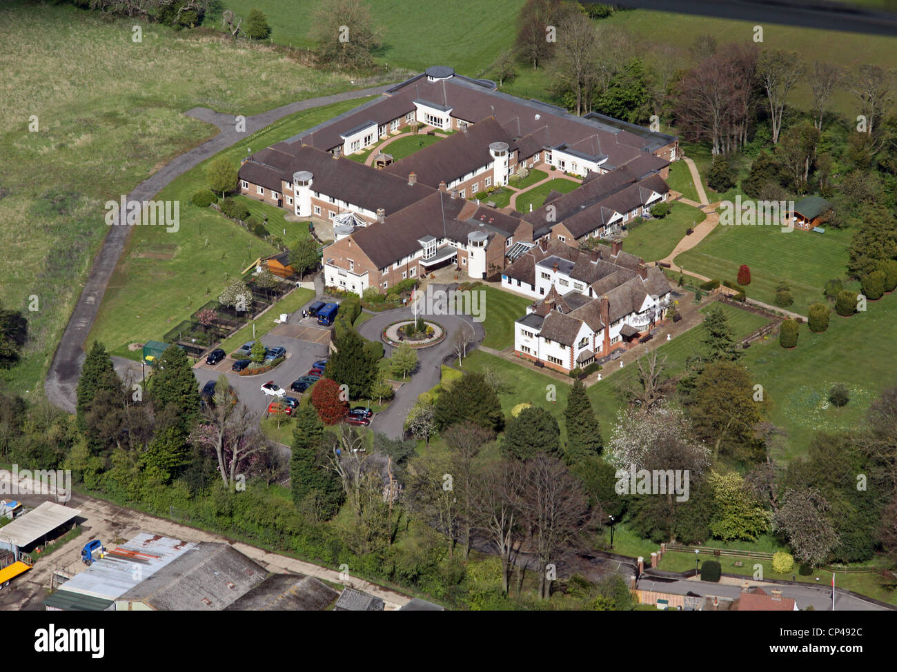 Vue aérienne de la société Royal Alfred Mer près de l'AC and Banstead Banque D'Images