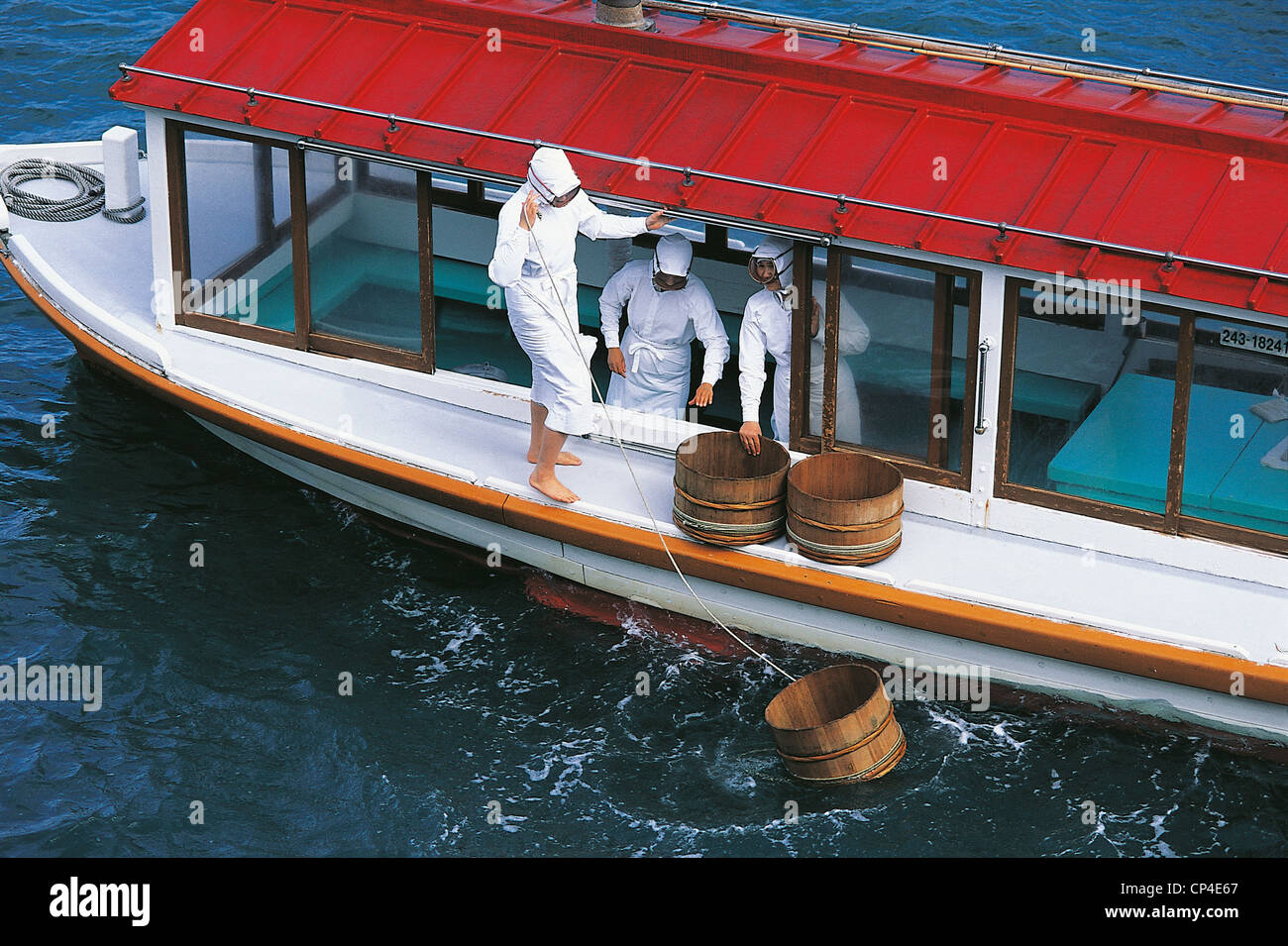 ISE SHIMA PN DU JAPON Les Pêcheurs de perles Mikimoto Toba Banque D'Images