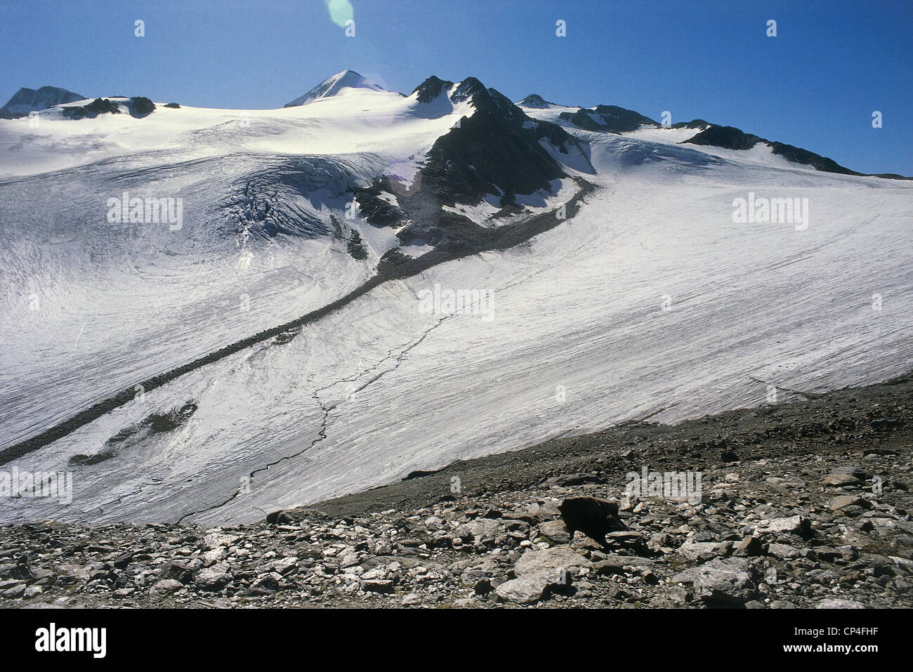 Trentin-haut-Adige - Val Senales (BZ). Le glacier Niederjoch Photo Stock -  Alamy