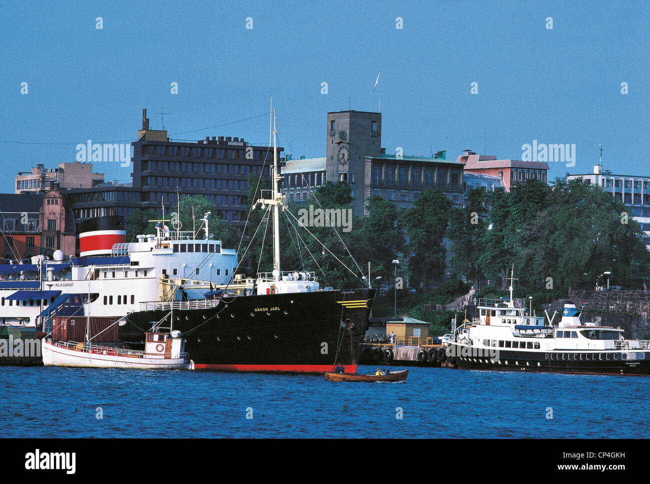 Norvège - Oslo - Oslo Comté. La zone portuaire. Banque D'Images