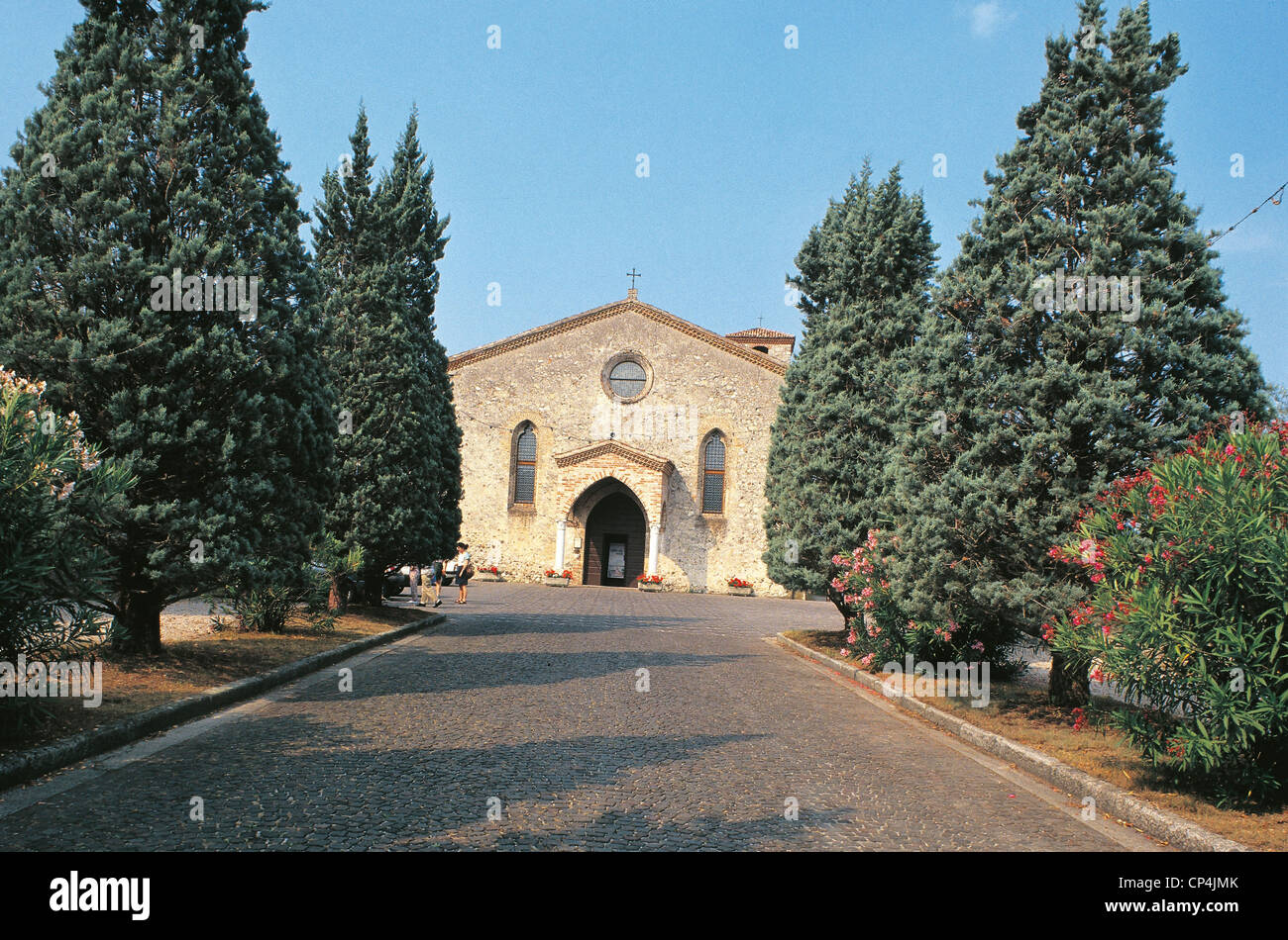 Lombardie - San Felice del Benaco (Bs). Sanctuaire de Notre-Dame du Mont-Carmel. Banque D'Images