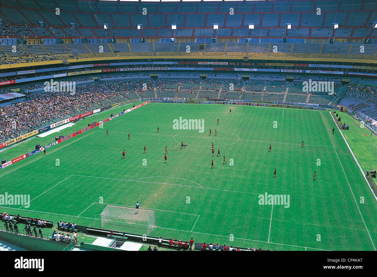 La VILLE DE MEXICO 'DU MEXIQUE Stade Aztèque Banque D'Images