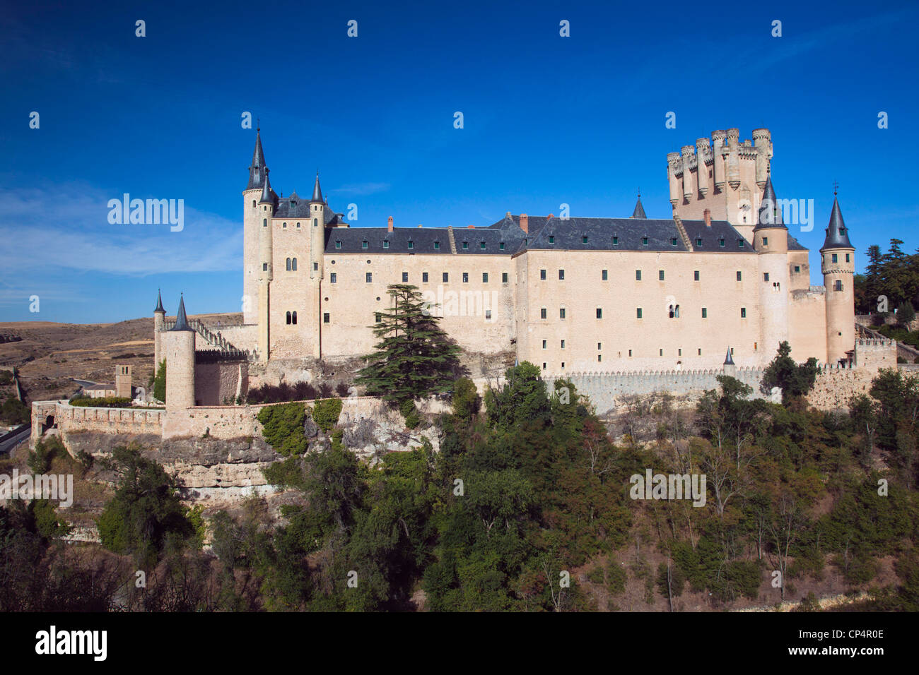 L'Espagne, Castilla y Leon Région, province de segovia, Ségovie, l'Alcazar Banque D'Images