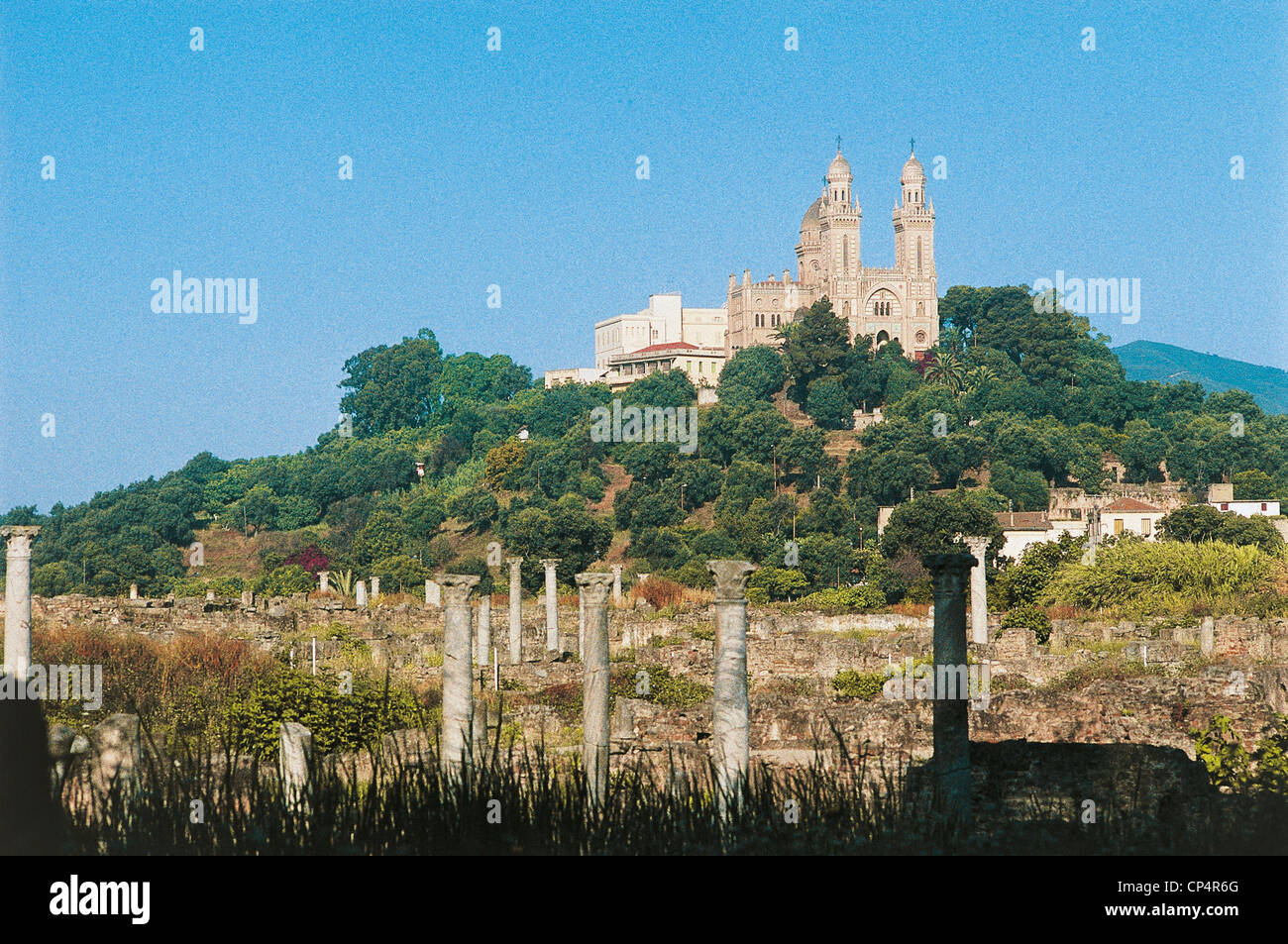 Algérie - Annaba autour - Hippone. L'église de Saint Augustin. Banque D'Images
