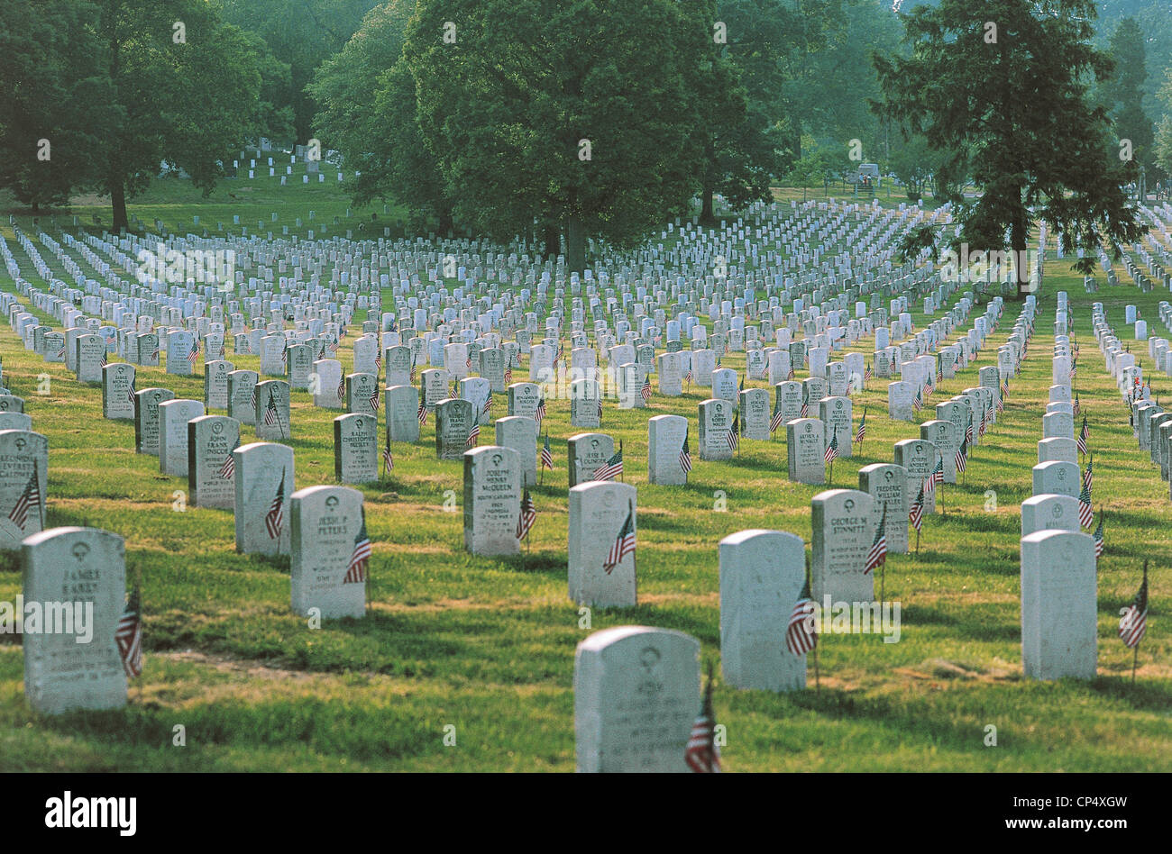 United States of America - Washington DC - Arlington National Cemetery. Banque D'Images