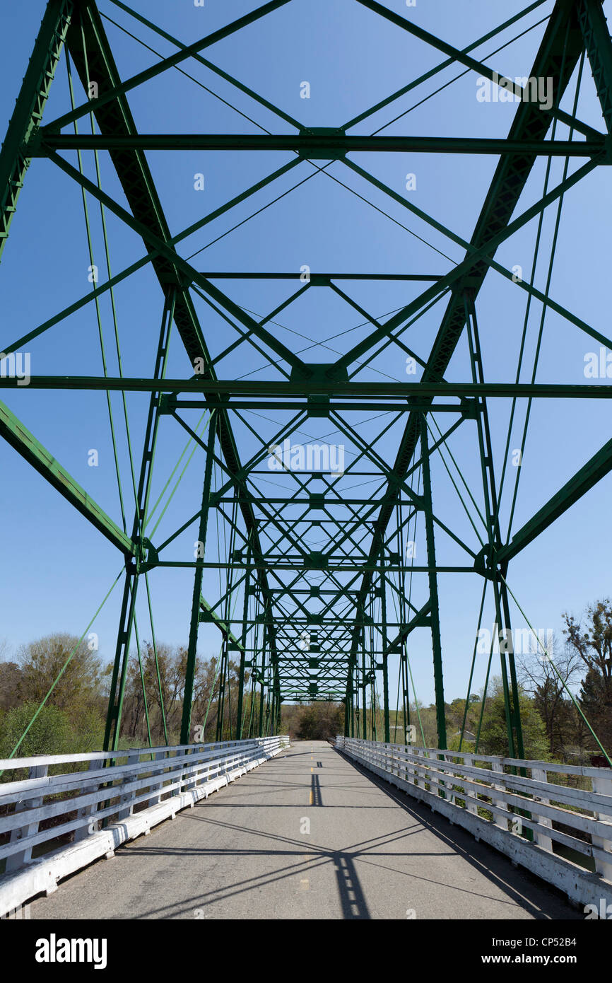 Un pont en treillis Camelback Parker Banque D'Images
